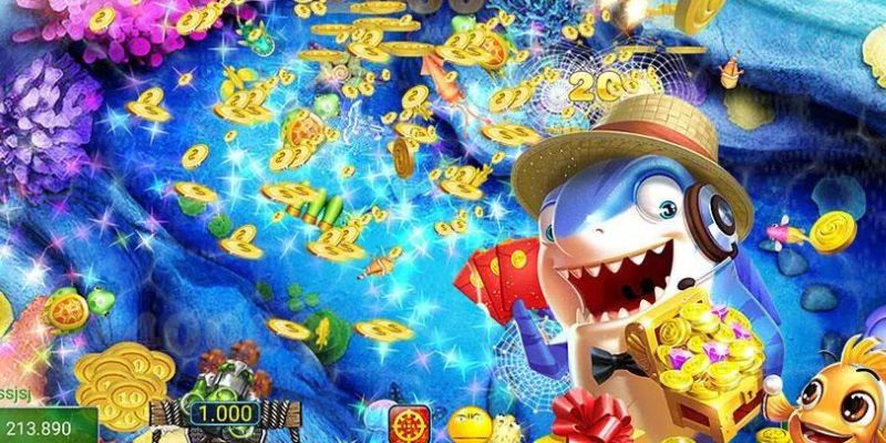 Cách thức tính điểm trong bắn cá mập tại cổng game